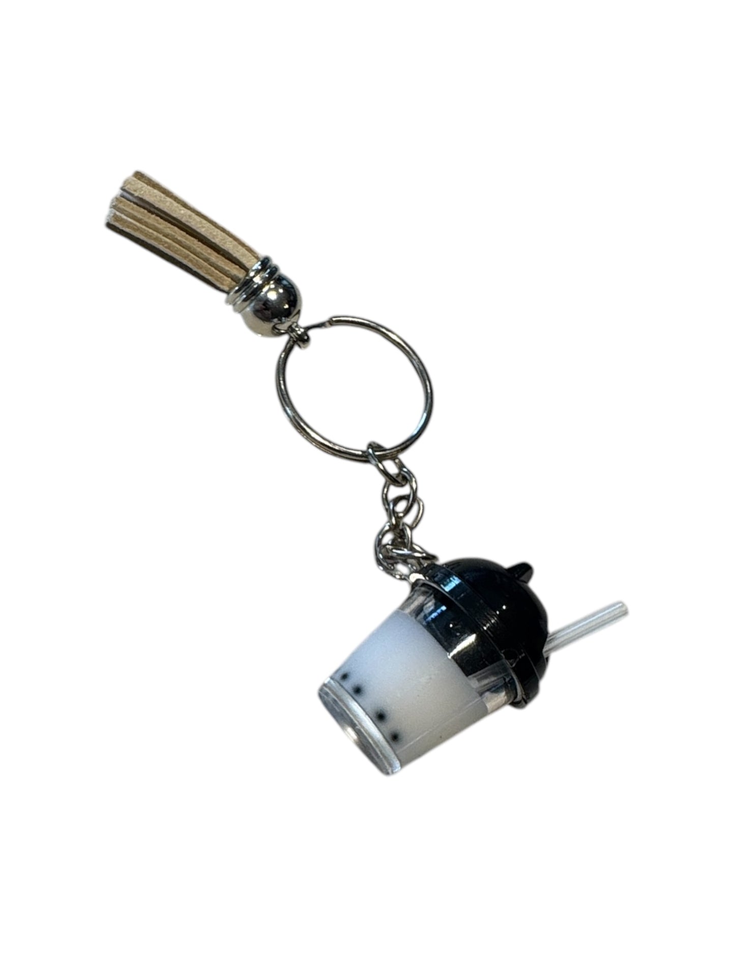 Boba Key Chain • Milk