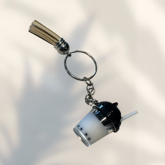 Boba Key Chain • Milk