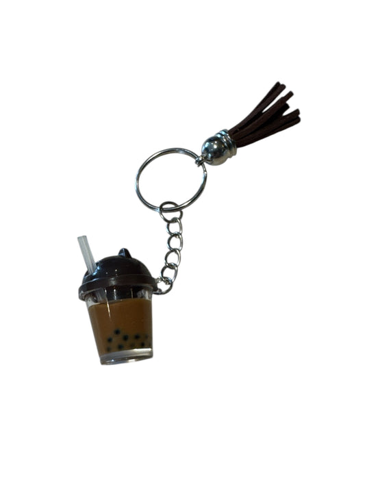 Boba Key Chain • Brown Sugar